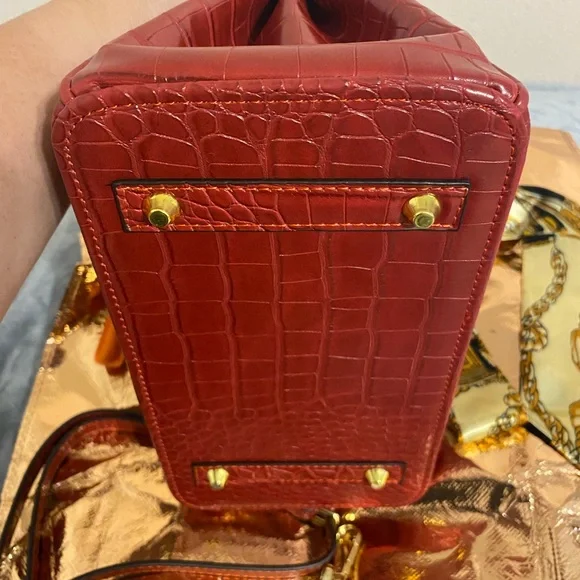 Fashion Chic Red Wine Crocodile Leather Birkin 20 Handbag - Picture 11 of 15